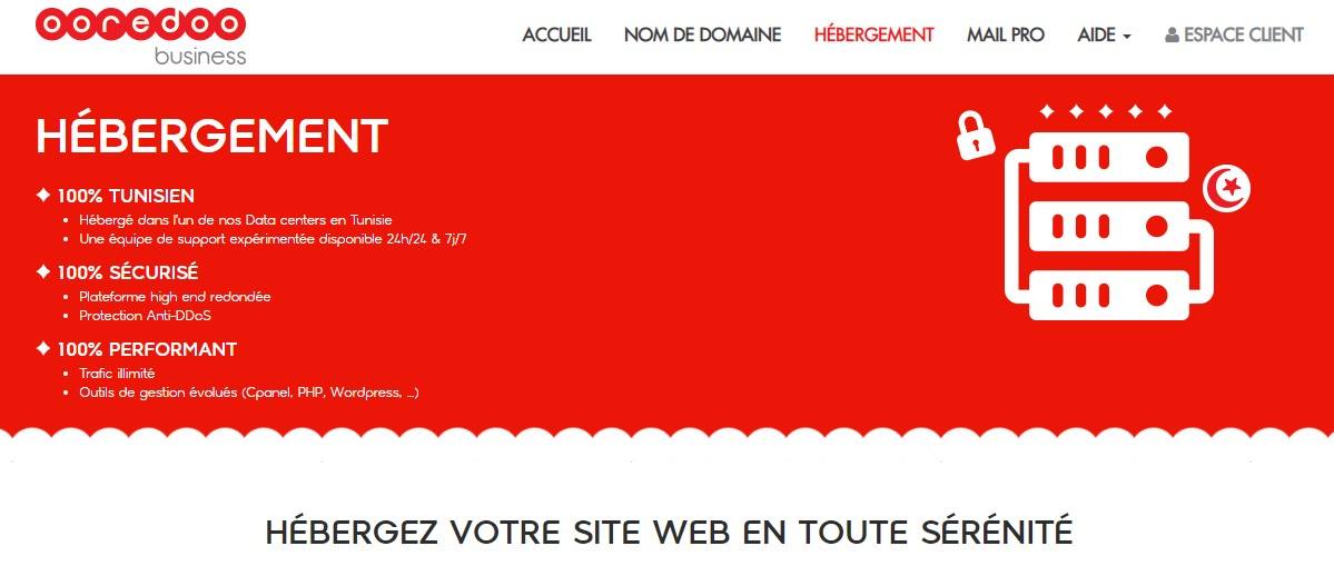 ooredoo : Hébergeur Web pas cher en Tunisie